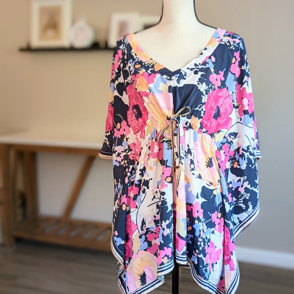 Swim coverup caftan